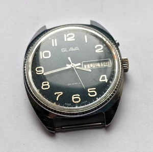 Vintage Watch SLAVA GLORY 26 Jewels made in USSR Serviced - Picture 1 of 12