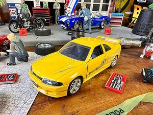 Jada Fast & Furious Diecast 1/32 Nissan Skyline GTR Lego Model Car - Picture 1 of 10