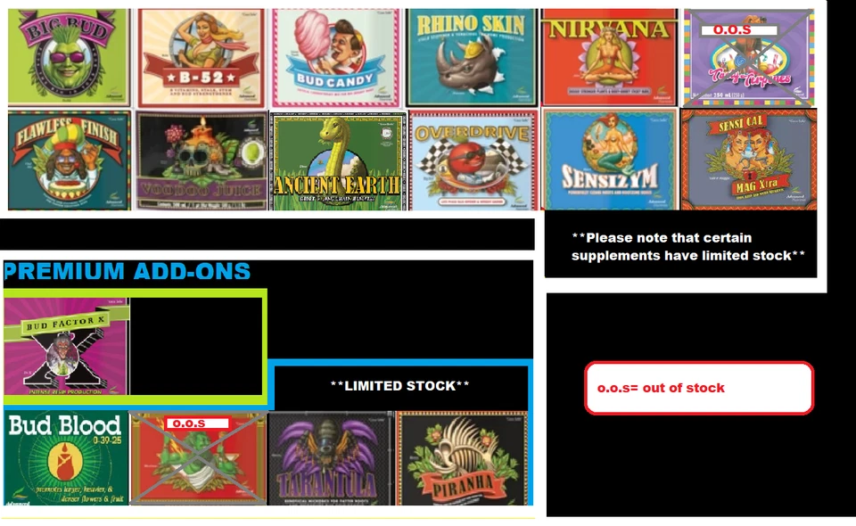 Advanced Nutrients - Supplements (Build Your Own Combo/Bundle - 250 mL Edition) - Image 1 of 1