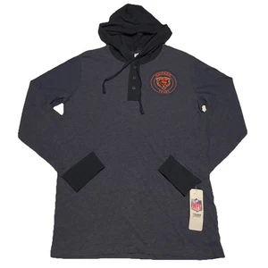 Chicago Bears NFL Team Apparel Pullover Hoodie Size Medium Men’s Blue/Gray NWT - Picture 1 of 9