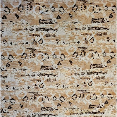 Vintage 60s 70s Fabric Western Earth Tones Medium Weight 87 X 61 - Image 1 of 3