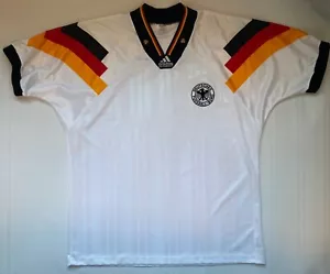 Maglia bianca vintage anni 90 Adidas Equipment Germany Deutscher Feball Bund XL - Foto 1 di 11