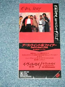 Earth Wind & Fire Japan 1987 PROMO SEHR GUTER ZUSTAND + groß 3"CD Single EVIL ROY - Bild 1 von 5