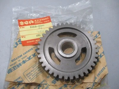 Nuevo de Lote Antiguo Suzuki OEM 1st Drive Gear 1972-1973, 1976 GT750 1972-1973 GT550 24310-31000 Foto 1 de 2
