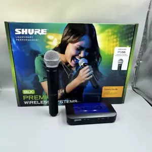 New Shure BLX24 / PG58 Wireless System with Handheld Microphone - Picture 1 of 8