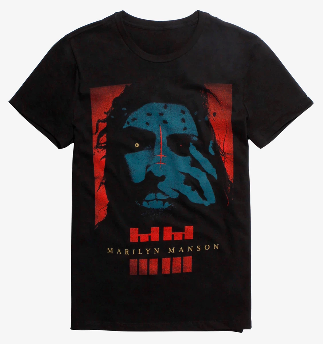 Marilyn Manson "Rebel" Portrait T-Shirt - Official Black Tee, Men's Size L, Pale Emperor Design - View #5