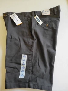 Old Navy Men's 32 Dark Gray Cotton Blend Ultimate Slim Flex Shorts - Picture 1 of 7