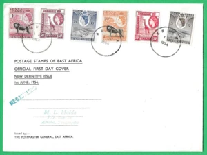 BRITISH KUT/EAST AFRICA ~ NEW DEFINITIVE ISSUE  ~ 1st JUNE 1954 - Picture 1 of 1