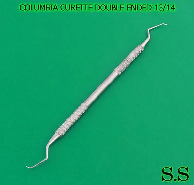 COLUMBIA CURETTE DOUBLE ENDED 13/14 SURGICAL DENTAL INSTRUMENTS - Image 1 of 3