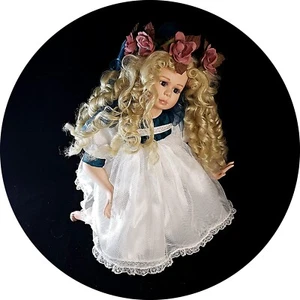 Vintage porcelain doll "Faith" by GANZ Cottage Collectibles after doll spa - Picture 1 of 16