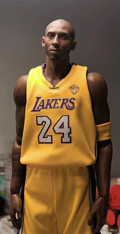 Toy Figure Enterbay Lakers Kobe Bryant Head Toy Man Repaint Cover