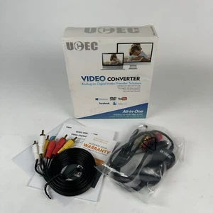 UCEC USB Video Capture Card Gerät VHS Videorecorder TV zu DVD Konverter für Mac Windows - Bild 1 von 2