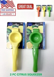 2 PIEZAS EXPRIMIDOR DE LIMÓN MANUAL DE PLÁSTICO BÁSICO DE COCINA EXPRIMIDOR DE LIMÓN 3 COLORES - Imagen 1 de 5