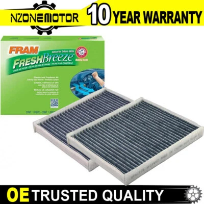 2X Filtro de aire de cabina CF11176 para Ford Explorer Flex Taurus 10-19 Lincoln MKTS MKT Foto 1 de 4