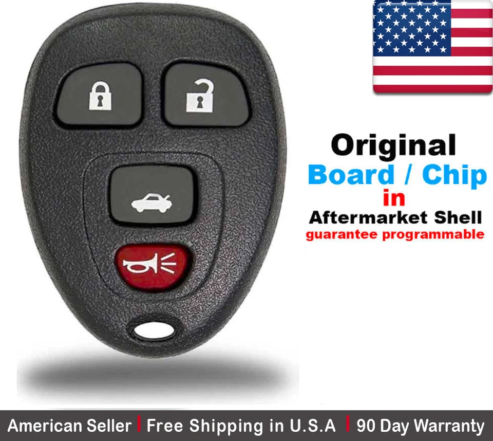 1x OEM Keyless Entry Remote Control Key Fob For Chevy Buick Pontiac - KOBGT04A - Image 1 of 1