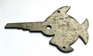 U-96 U-Boat Cap Badge WW2 German Sawfish Kriegsmarine U-Boot Abzeichen AGED Navy - Picture 1 of 3