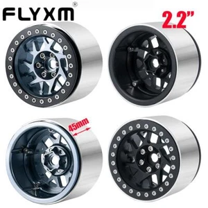 FLYXM 2.2Beadlock Wheel Rim 45mm Width for 1/10 RC Rock Crawler Axial AXI03005 - Picture 1 of 15