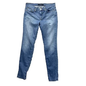 J Brand Jeans Women's 28 Blue Skinny Med Wash Mid Rise Stretch Denim - Picture 1 of 12