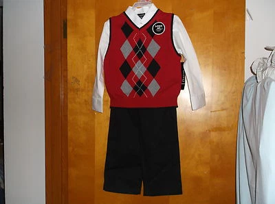 全新“乔治”男童连衣裙 3 件套...#2 — 第 1/4 张图片