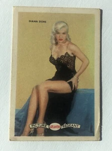 1958 Atlantic DIANA DORS Film Stars Card #23 Picture Pageant Australian Oil - Picture 1 of 2