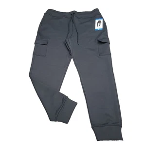 32 Degrees Heat Womens Joggers with Cargo Pockets Large Size Black Trendy Pants - Picture 1 of 9