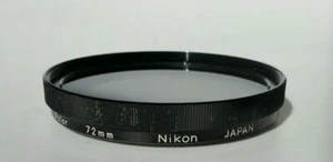 Genuine Nikon Circular 72mm Polarising Filter-Made In Japan 90s. - Picture 1 of 8