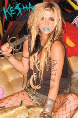 Poster Kesha I Am The Dance Commander Album Cover Ke$ha