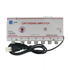 JMA 1020MK6 CATV Signal Amplifier Home Cable TV Amplifier 1 Input 6 Output 20DB - Picture 1 of 6