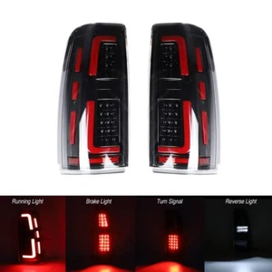 For 99-02 Chevy Silverado 1500 2500/99-03 GMC Sierra LED Tail Lights Turn Signal - Imagen 1 de 16