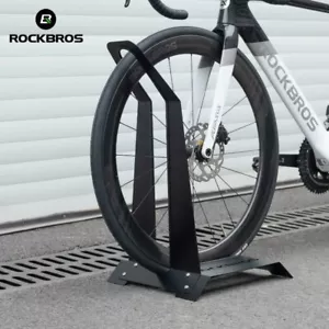 ROCKBROS Bicycle Storage Floor Rack Bike FreestandingDisplay Holder Stand Garage - Picture 1 of 16