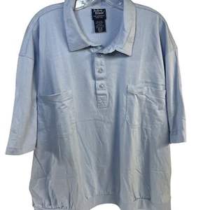 VTG John Blair Menswear Zip Front Golf Summer Vacation Grandpa Dad Shirt 3XL NWT - Bild 1 von 10