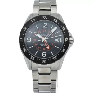 HAMILTON Khaki Aviation Pilot GMT Watch 44mm H767550 - Picture 1 of 6