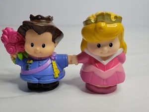Fisher Price-Little People -Prince Charming and Sleeping Beauty/Aurora - Picture 1 of 5