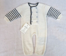 100% Cashmere Knit Baby Romper/Overall/Coverall  3-6M NWT