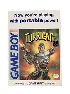Turrican Vidpro Display Card Nintendo Game Boy Vintage Toys R Us - Selten! - Bild 1 von 2