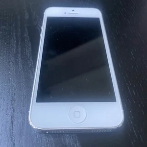 Apple iPhone5 A1429 White PARTS ONLY Disabled Untested Turns On - Afbeelding 1 van 8