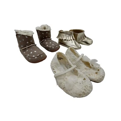 Lote de 3 botas Carter's & Garannimals y sandalias Oshkosh para niñas pequeñas talla 3 Foto 1 de 4