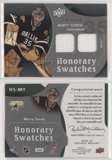 2009-10 Upper Deck Trilogy Honorary Swatches Marty Turco #HS-MT