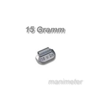 25 x 15g Zn Auswuchtgewichte, Schlaggewichte, Stahl - Bild 1 von 1
