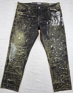 Jordan Craig Legacy Edition Raphael Paint Splattered Black Jeans - Size 42 x 32 - Picture 1 of 24