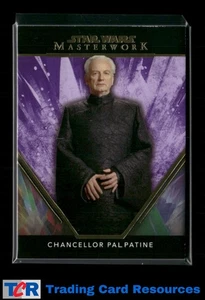 2024 Topps Star Wars Masterwork #40 Chancellor Palpatine Purple #/50 - Picture 1 of 2
