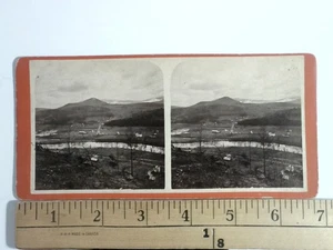 Orford New Hampshire Mt. Cube Stereoview A.F. Clough Serie 3 Antik um 1870 - Bild 1 von 2
