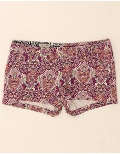 VOLCOM Womens Chino Shorts W23 2XS Multicoloured Paisley AR04 - Picture 1 of 3