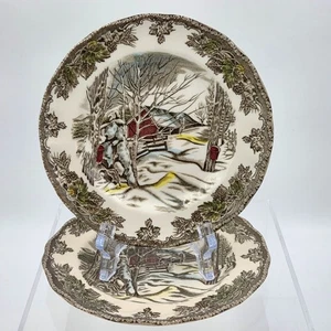 Johnson Brothers The Friendly Village Sugar Maples Set 2 Bread and Butter Plate - Picture 1 of 4