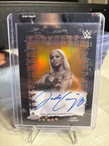 2025 Topps Chrome WWE X Cactus Jack Jade Cargill Faded Phantoms Auto Orange /25 - Bild 1 von 2