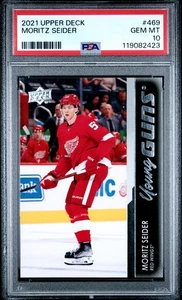 Moritz Seider Young Guns PSA 10 Redwings - Imagen 1 de 2