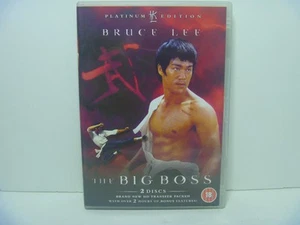 The Big Boss Platinum Edition DVD Hong Kong Legends Region 2 PAL Bruce Lee - Imagen 1 de 4