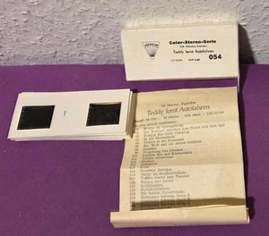 DDR 10x Bildkarte MICROLUX -TEDDY LERNT AUTOFAHREN- STEREOMAT neuwertig,unbesp - Bild 1 von 6