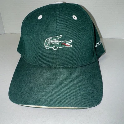 LACOSTE Hombre Casual Bordado Ajustable Deportes Gorra de Béisbol Sombrero Verde Foto 1 de 4