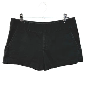 Ralph Lauren Shorts Women Sz 2 Black 2.5" Inseam Stretch Flat Front Casual Chino - Picture 1 of 7